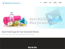 Tablet Screenshot of biostatushealth.com